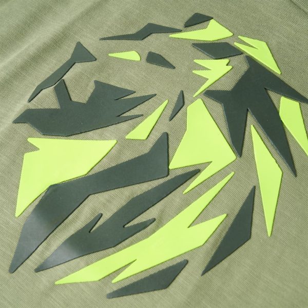 T-shirt de criança cor caqui-claro 92 - Image 4