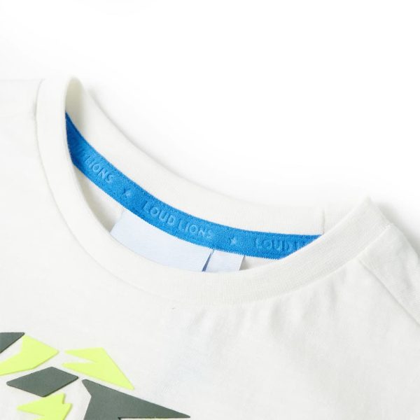 T-shirt infantil cor cru 104 - Image 3