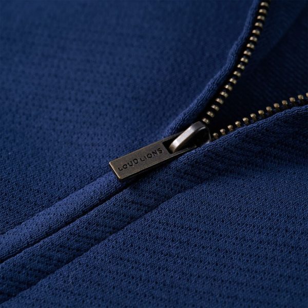 Sweatshirt para criança com fecho azul-marinho 104 - Image 5