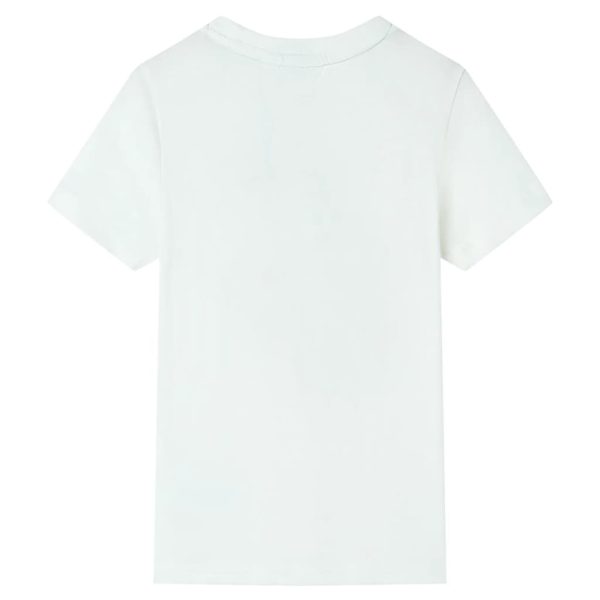 T-shirt de manga curta para criança cor cru 92 - Image 2