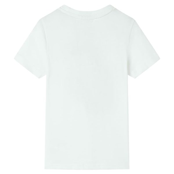 T-shirt de manga curta para criança cor cru 128 - Image 2