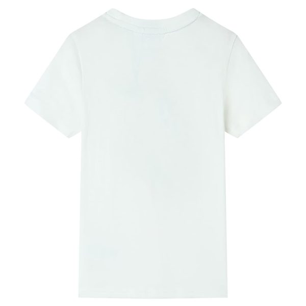 T-shirt de manga curta para criança cor cru 140 - Image 2