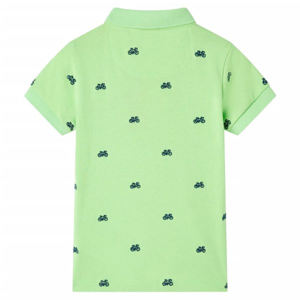 Polo de criança verde néon 92 - Image 2