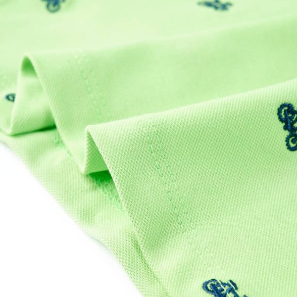 Polo de criança verde néon 92 - Image 6