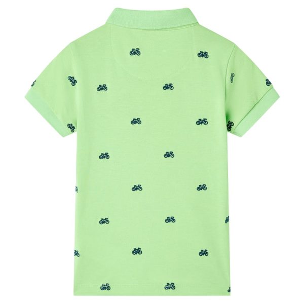 Polo de criança verde néon 104 - Image 2