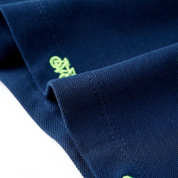 Polo para criança azul-marinho 140 - Image 6
