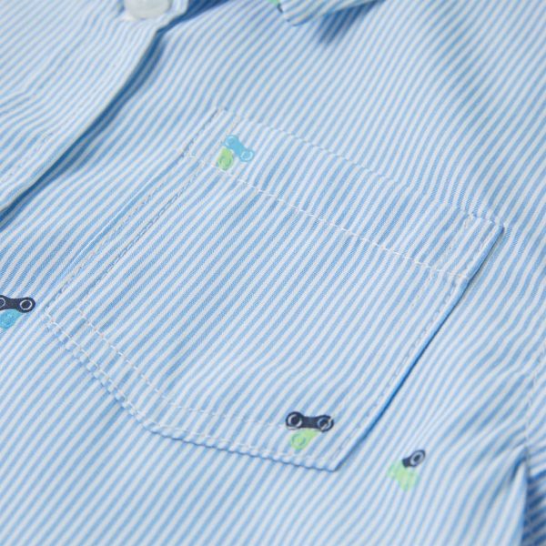 Camisa para criança azul-claro 128 - Image 4