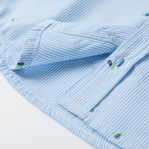 Camisa para criança azul-claro 128 - Image 6