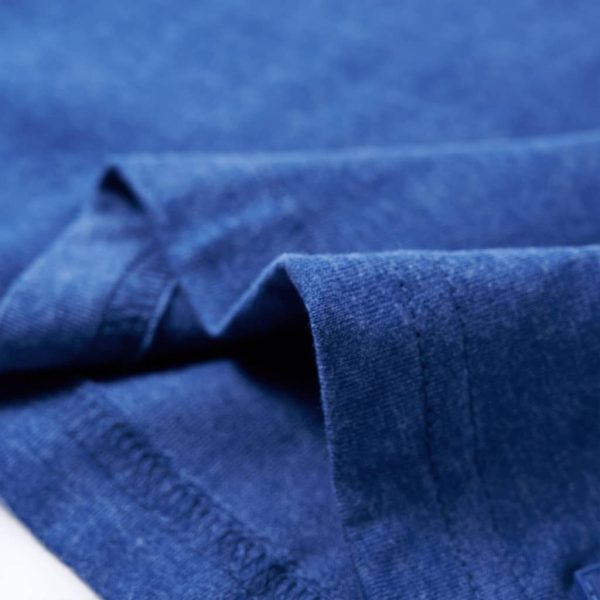 T-shirt para criança azul-escuro mesclado 128 - Image 6