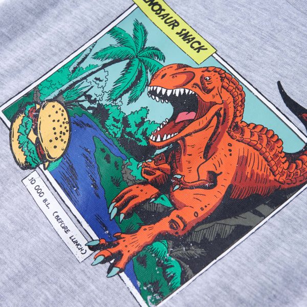 T-shirt para criança cinzento 92 - Image 4