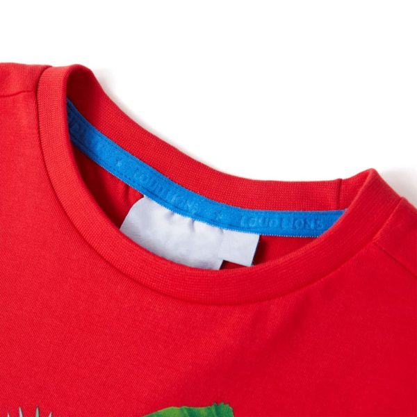 T-shirt para criança vermelho 116 - Image 3