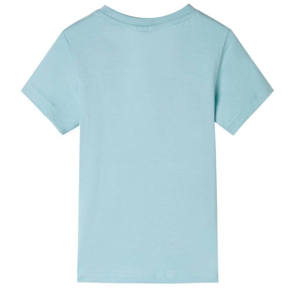 T-shirt de criança ciano-claro 116 - Image 2