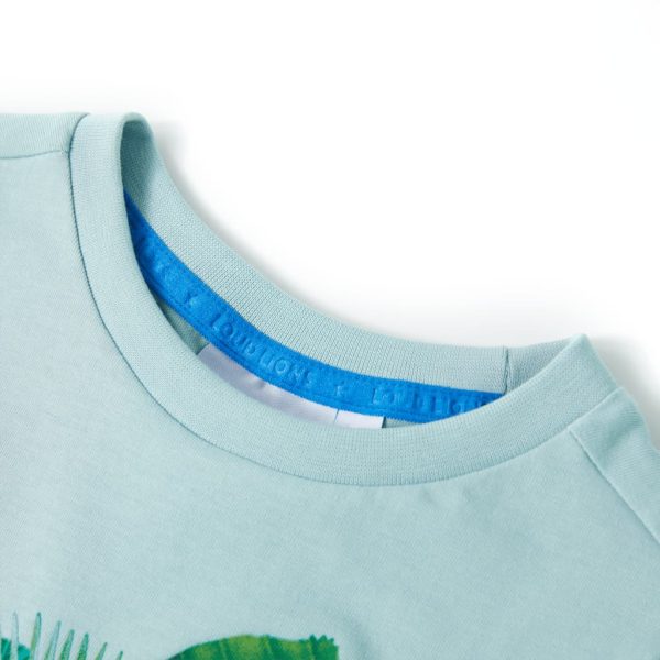 T-shirt de criança ciano-claro 128 - Image 3