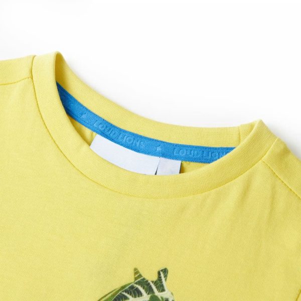 T-shirt de criança amarelo 92 - Image 3