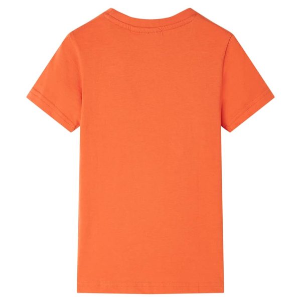 T-shirt de criança laranja-brilhante 128 - Image 2