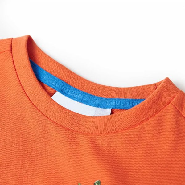 T-shirt de criança laranja-brilhante 128 - Image 3