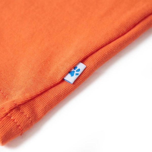 T-shirt de criança laranja-brilhante 128 - Image 5