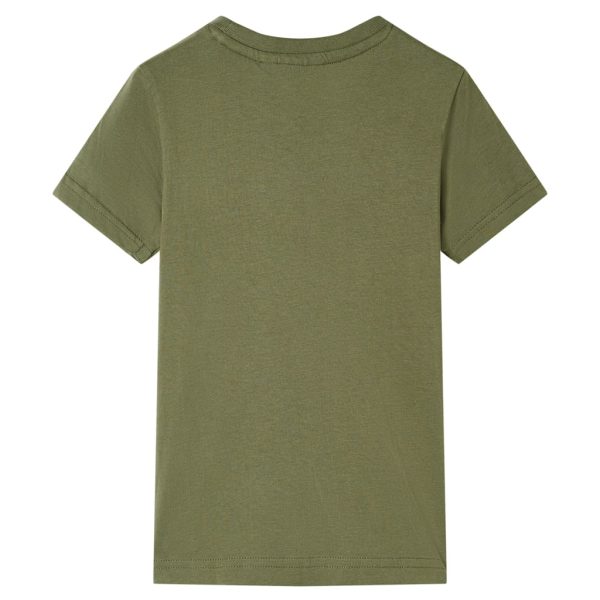 T-shirt de criança cor caqui 92 - Image 2