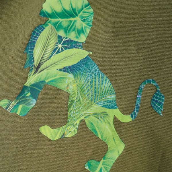 T-shirt de criança cor caqui 92 - Image 4