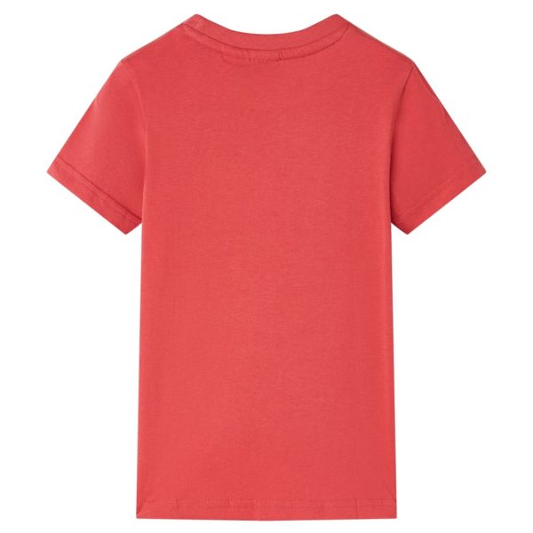 T-shirt para criança vermelho 116 - Image 2