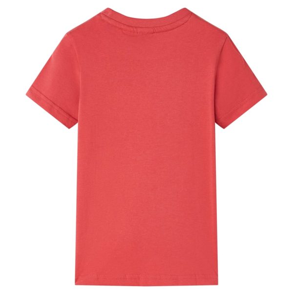 T-shirt para criança vermelho 128 - Image 2
