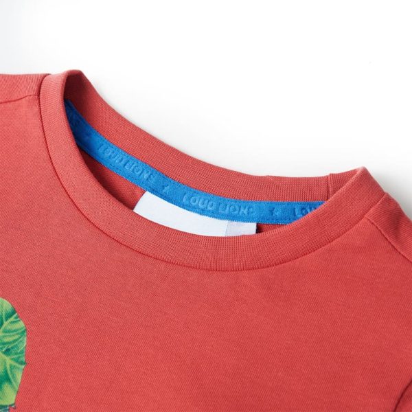 T-shirt para criança vermelho 128 - Image 3