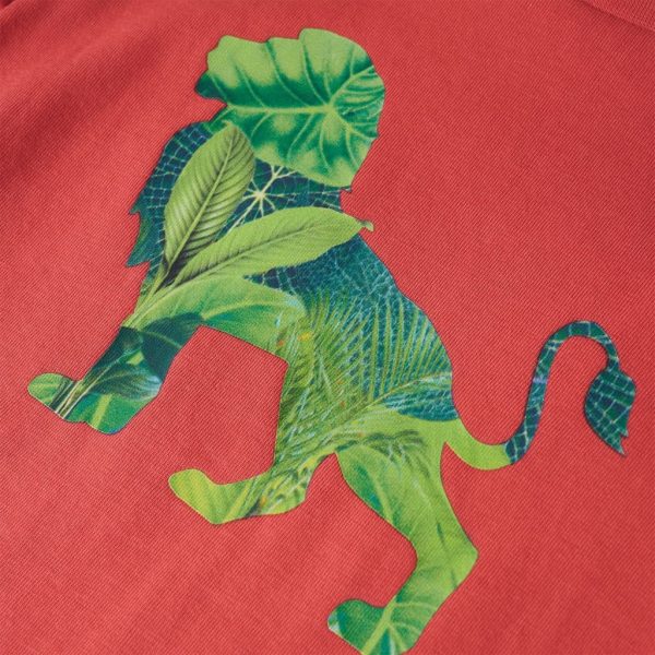 T-shirt para criança vermelho 128 - Image 4