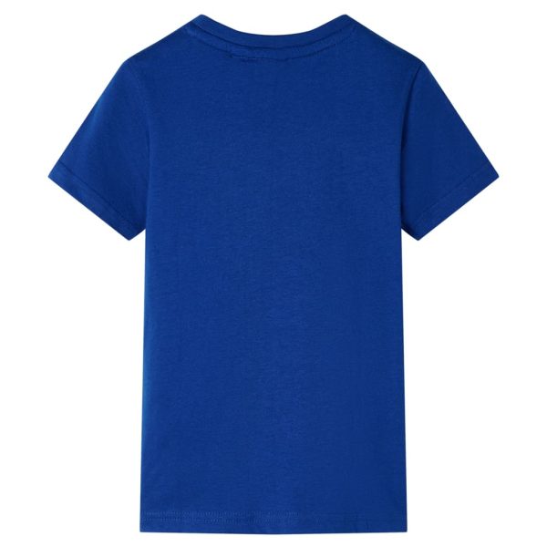 T-shirt para criança azul-escuro 92 - Image 2