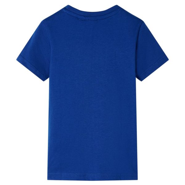T-shirt para criança azul-escuro 116 - Image 2