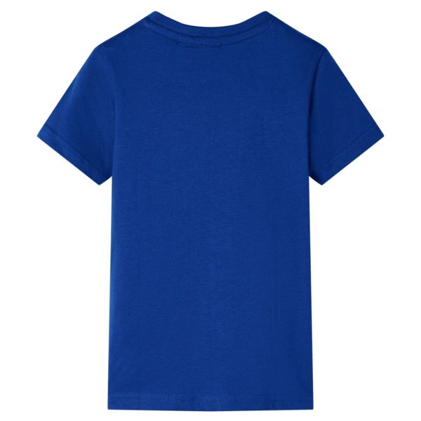 T-shirt para criança azul-escuro 128 - Image 2