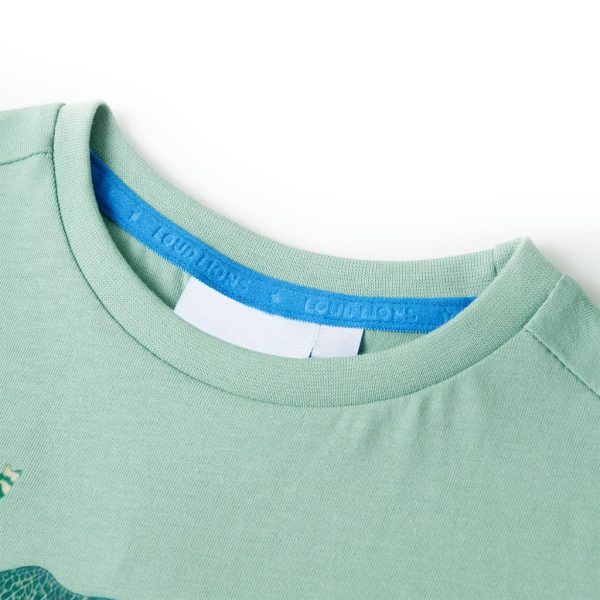 T-shirt para criança caqui-claro 128 - Image 3