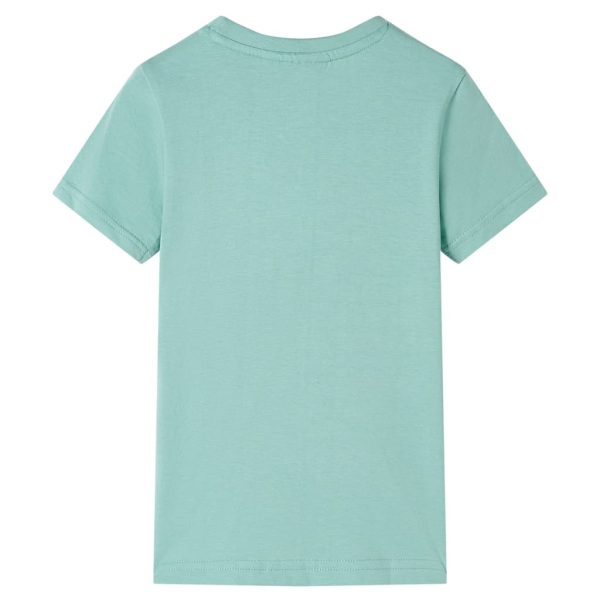 T-shirt para criança caqui-claro 140 - Image 2