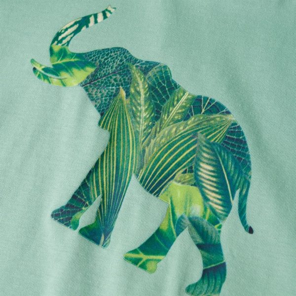 T-shirt para criança caqui-claro 140 - Image 4