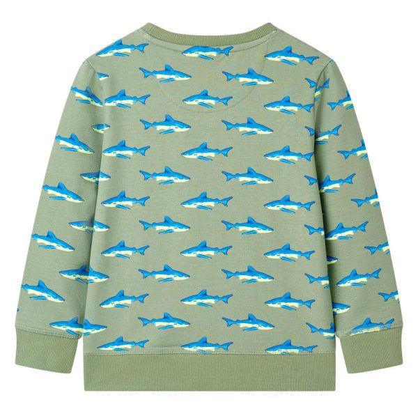 Sweatshirt para criança cor caqui-claro 128 - Image 2