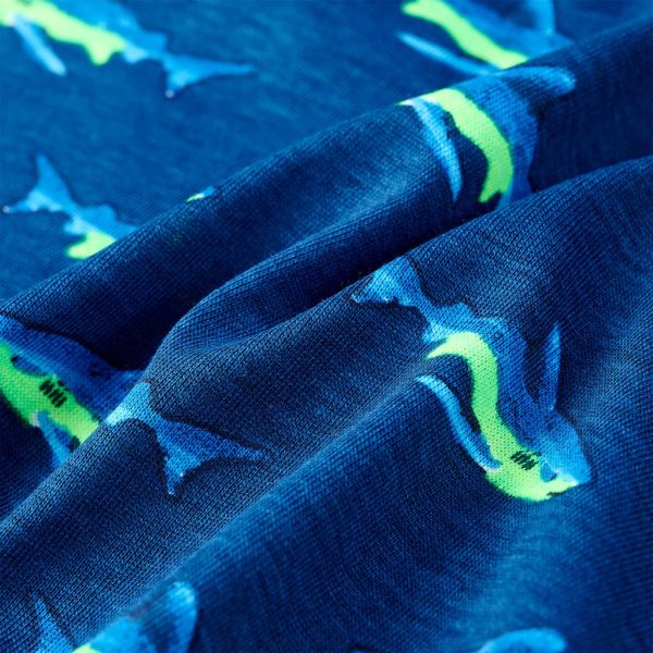 T-shirt para criança azul-escuro 104 - Image 7