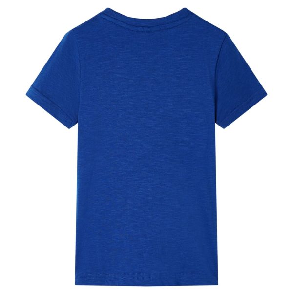 T-shirt para criança azul-escuro 92 - Image 2