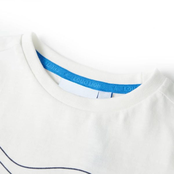 T-shirt infantil cor cru 128 - Image 3