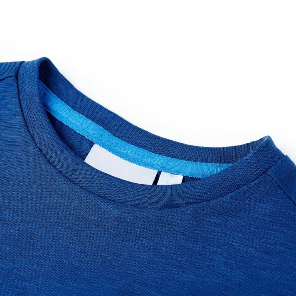 T-shirt para criança azul-escuro 92 - Image 3
