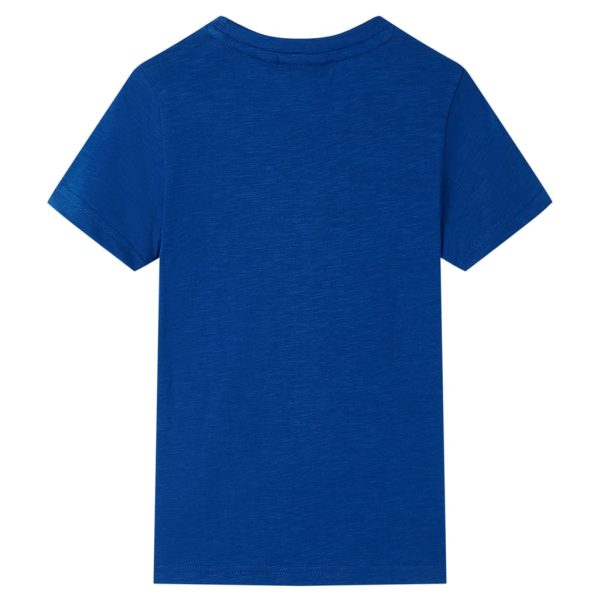 T-shirt para criança azul-escuro 104 - Image 2