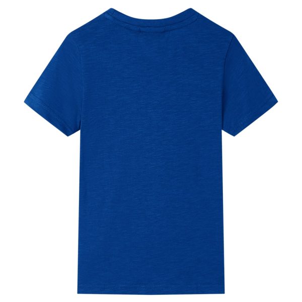 T-shirt para criança azul-escuro 116 - Image 2