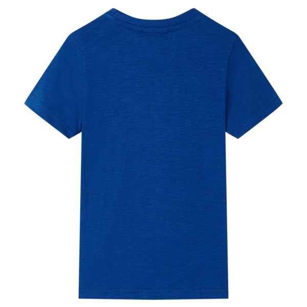 T-shirt para criança azul-escuro 140 - Image 2