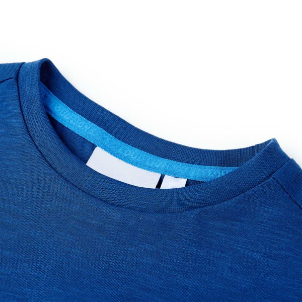 T-shirt para criança azul-escuro 140 - Image 3