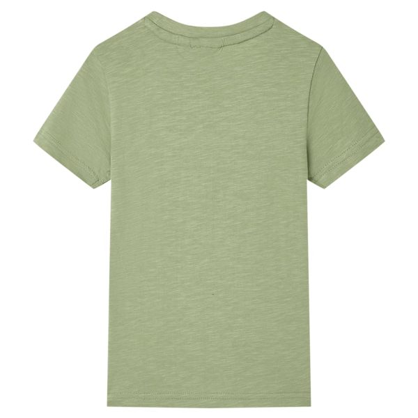 T-shirt de criança cor caqui-claro 140 - Image 2