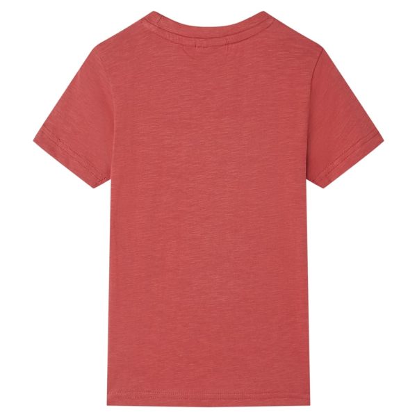 T-shirt de criança cor paprika 116 - Image 2
