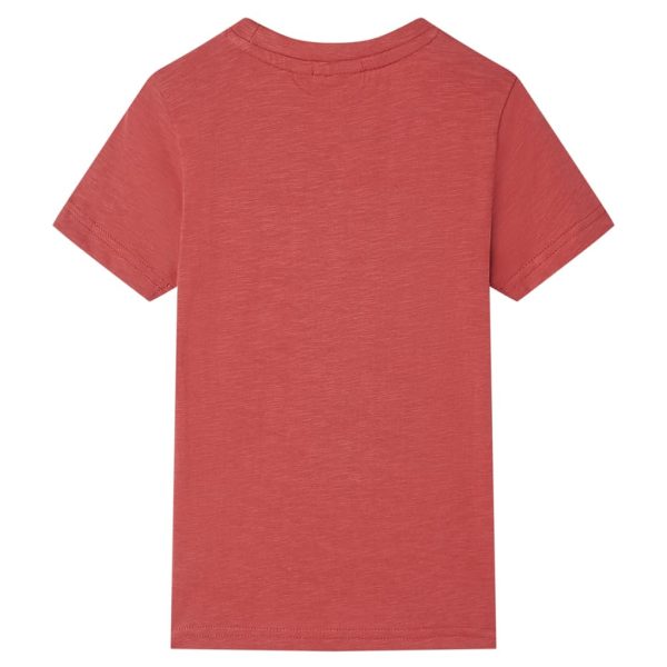 T-shirt de criança cor paprika 128 - Image 2