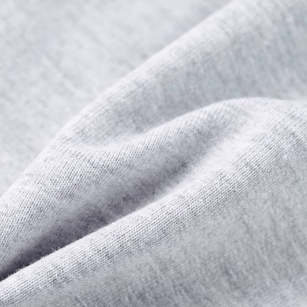 Sweatshirt para criança com capuz e fecho cinzento 128 - Image 7
