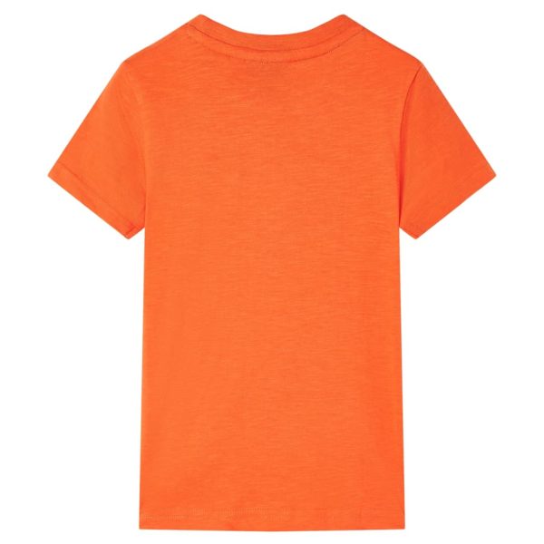 T-shirt de criança laranja-escuro 92 - Image 2
