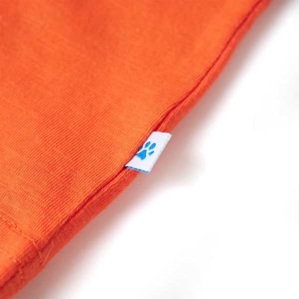 T-shirt de criança laranja-escuro 92 - Image 5