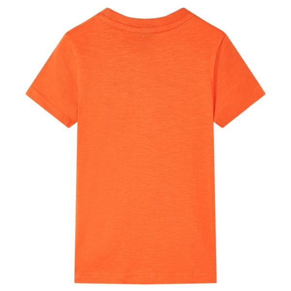 T-shirt de criança laranja-escuro 104 - Image 8