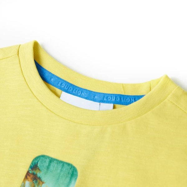 T-shirt de criança amarelo 128 - Image 3